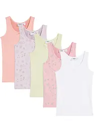 Canottiera con morbido cotone (pacco da 5), bonprix