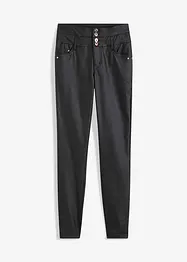 Pantaloni in similpelle a vita alta, bonprix