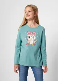 Maglia a maniche lunghe in puro cotone (pacco da 2), bonprix