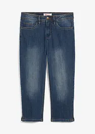 Jeans cropped slim fit, a vita media, bonprix