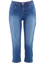 Jeans cropped slim fit, a vita media, bonprix
