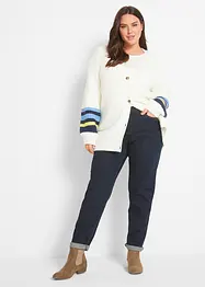 Mom jeans lunghi, vita media, bonprix
