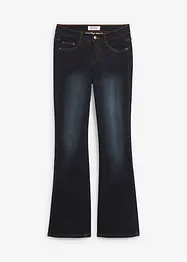 Jeans elasticizzati bestseller con effetto modellante, bootcut, bonprix