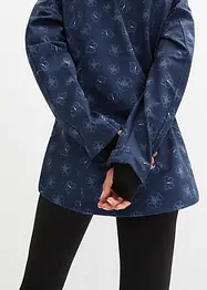 Softshell idrorepellente in fantasia floreale, bonprix