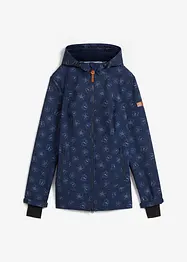 Softshell idrorepellente in fantasia floreale, bonprix