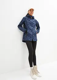 Softshell idrorepellente in fantasia floreale, bonprix