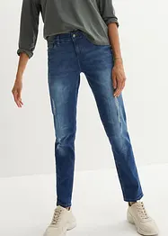 Jeans elasticizzati boyfriend, vita media, bonprix