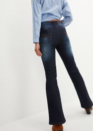Jeans elasticizzati bootcut, vita media, bonprix