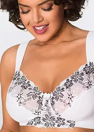 Reggiseno senza ferretto (pacco da 2) con poliammide riciclata, bonprix