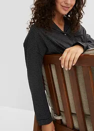 Camicia da notte oversize in puro cotone, bonprix