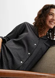 Camicia da notte oversize in puro cotone, bonprix