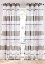 Tenda con stampa a righe con poliestere riciclato (pacco da 1), bonprix
