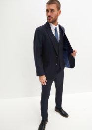 Completo slim fit (4 pezzi) giacca, pantaloni, gilet, cravatta, bpc selection