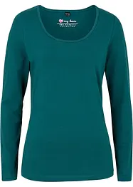 Maglia elasticizzata aderente a maniche  lunghe, bonprix