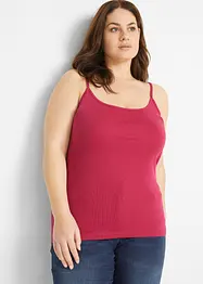 Top con spalline sottili in puro cotone (pacco da 3), bonprix