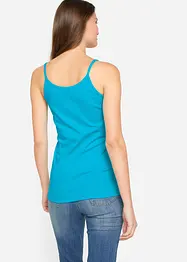 Top con spalline sottili in puro cotone (pacco da 3), bonprix