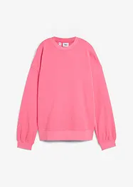 Felpa oversize in puro cotone, bonprix