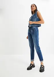 Jeans boyfriend, vita media, bonprix