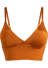 Reggiseno bustier in tessuto lucido, bpc bonprix collection