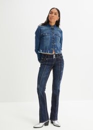 Jeans bootcut con impunture modellanti, RAINBOW
