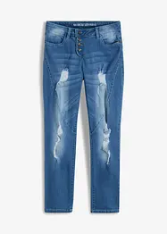 Jeans boyfriend sdruciti con poliestere riciclato, bonprix