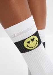 Calzini da tennis con smiley (pacco da 3 paia), SmileyWorld