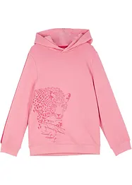 Felpa con cappuccio in puro cotone biologico, bonprix