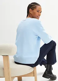 Felpa oversize in puro cotone, bonprix