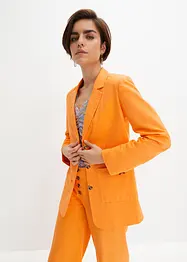 Blazer in misto lino, bpc bonprix collection