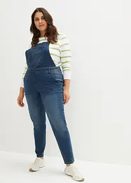 Salopette di jeans dal taglio comodo, bonprix