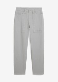 Pantaloni in twill con tasche applicate, bpc bonprix collection