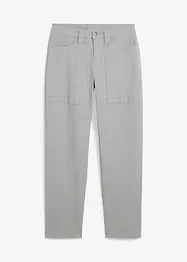 Pantaloni in twill con tasche applicate, bpc bonprix collection