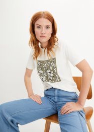 T-shirt con stampa floreale, bpc bonprix collection