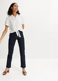 Jeans elasticizzati straight, vita media, bonprix