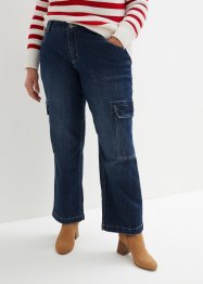 Jeans elasticizzati cargo, mid waist, John Baner JEANSWEAR