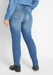 Jeans skinny elasticizzati, vita media, bonprix