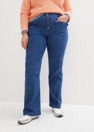 Jeans a vita alta con cinta comoda, flared, bpc bonprix collection
