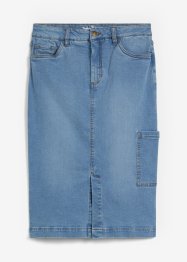 Gonna di jeans con dettagli utility, John Baner JEANSWEAR