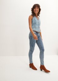 Jeans skinny modellanti, a vita media, bonprix