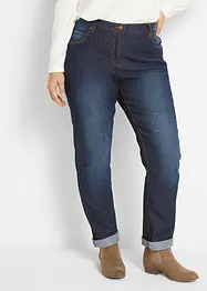 Jeans elasticizzati straight, vita media, bonprix