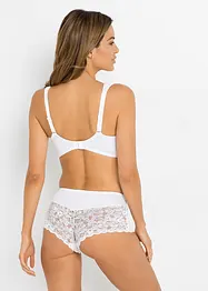 Culotte a vita alta con pizzo, bonprix