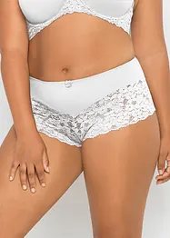 Culotte a vita alta con pizzo, bonprix