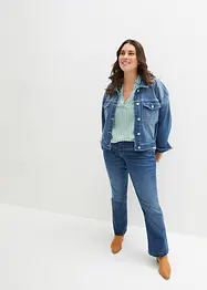 Jeans elasticizzati bootcut, vita media, bonprix