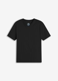T-shirt Essential senza cuciture con scollo a V in cotone biologico, bpc bonprix collection