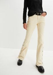 Pantaloni in twill con cintura e bottoni al lato (set 2 pezzi), RAINBOW