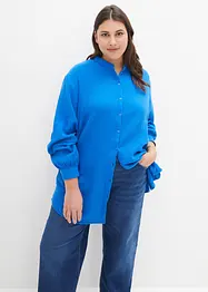 Blusa lunga in mussola di cotone, bonprix