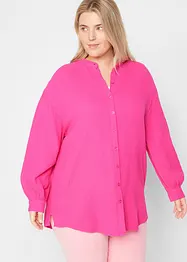 Camicia lunga in mussola di cotone, bonprix