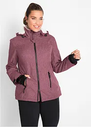 Giacca tecnica outdoor con pile teddy, impermeabile, bonprix