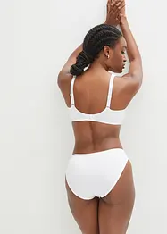 Reggiseno t-shirt con ferretto e effetto lucido (pacco da 2), bonprix
