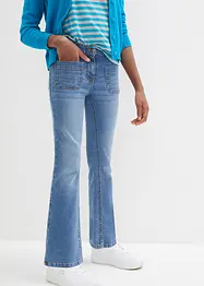 Jeans elasticizzati, flared, bonprix